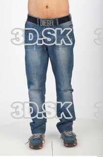 Leg reference blue jeans of Orville 0001